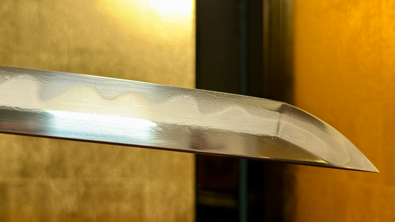 Non-Nihonto, Katana, Shinken, Katana-US T10/Damascus San-Mai*