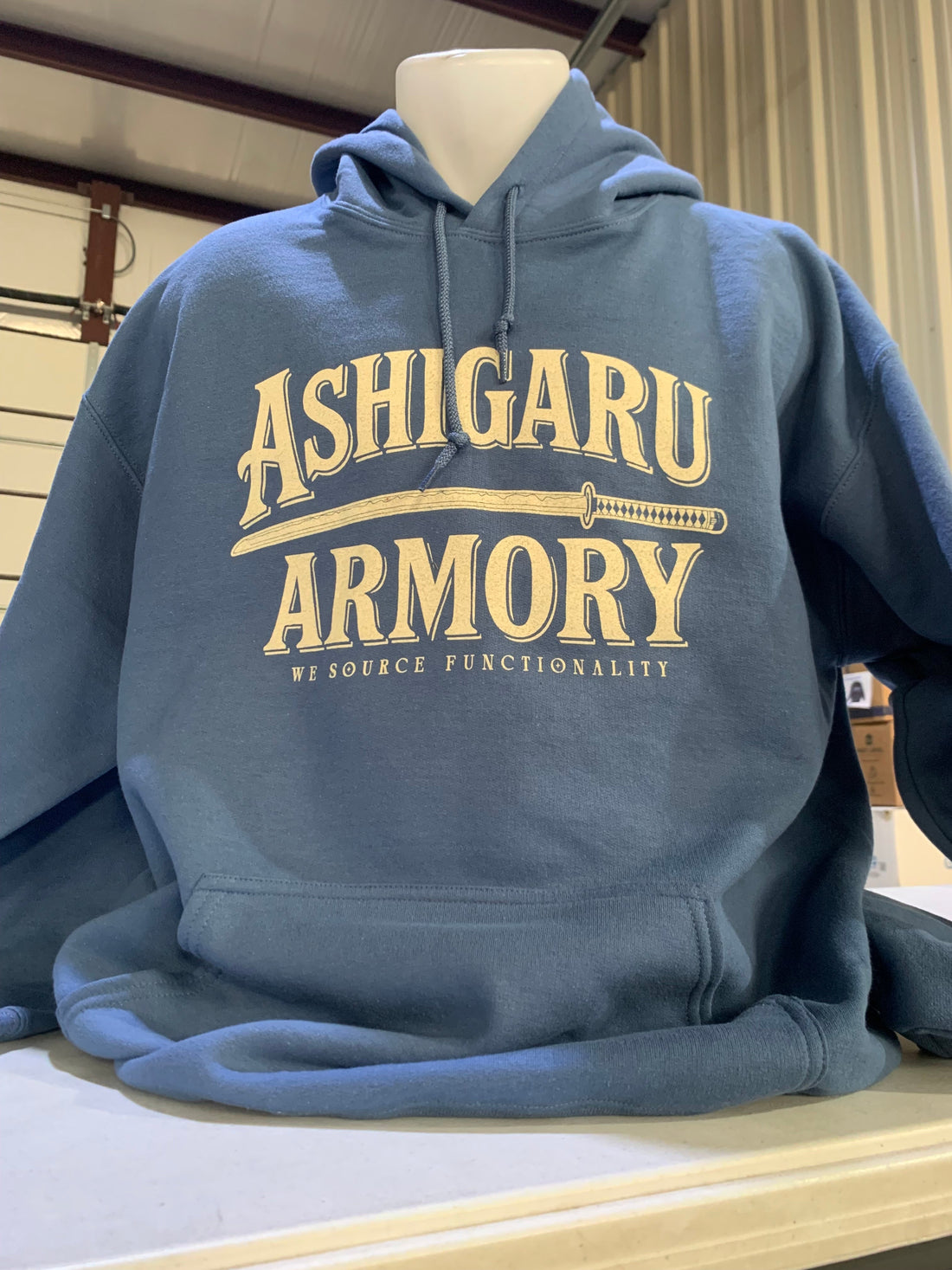 Incoming Ashigaru Armory Branded Merchandise!