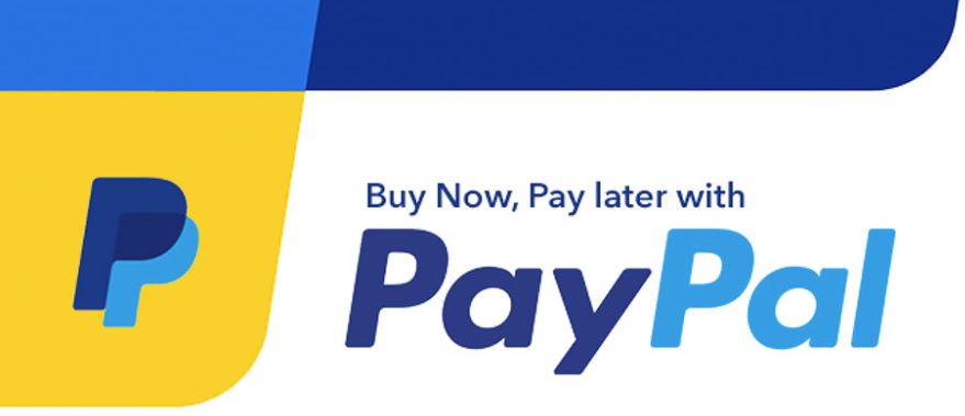 Buy Now, Pay later with PayPal!