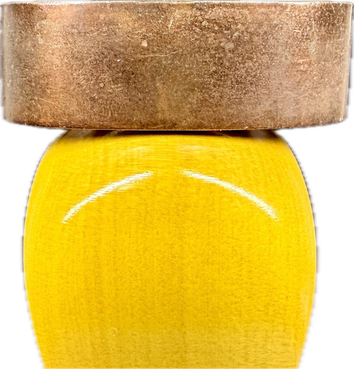 Fuchi, Copper, Plain, 39mm x 21.6mm, 7.9mm Nakago-ana (Antique)