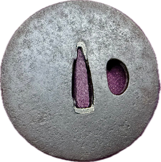 Tsuba, Iron, Maru Gata, 70mm x 70.3mm x 6.9mm (Antique)
