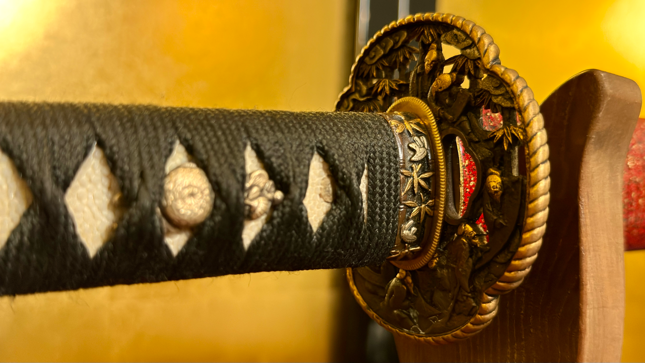 Non-Nihonto, Katana, Shinken, Katana-US T10/Damascus San-Mai*