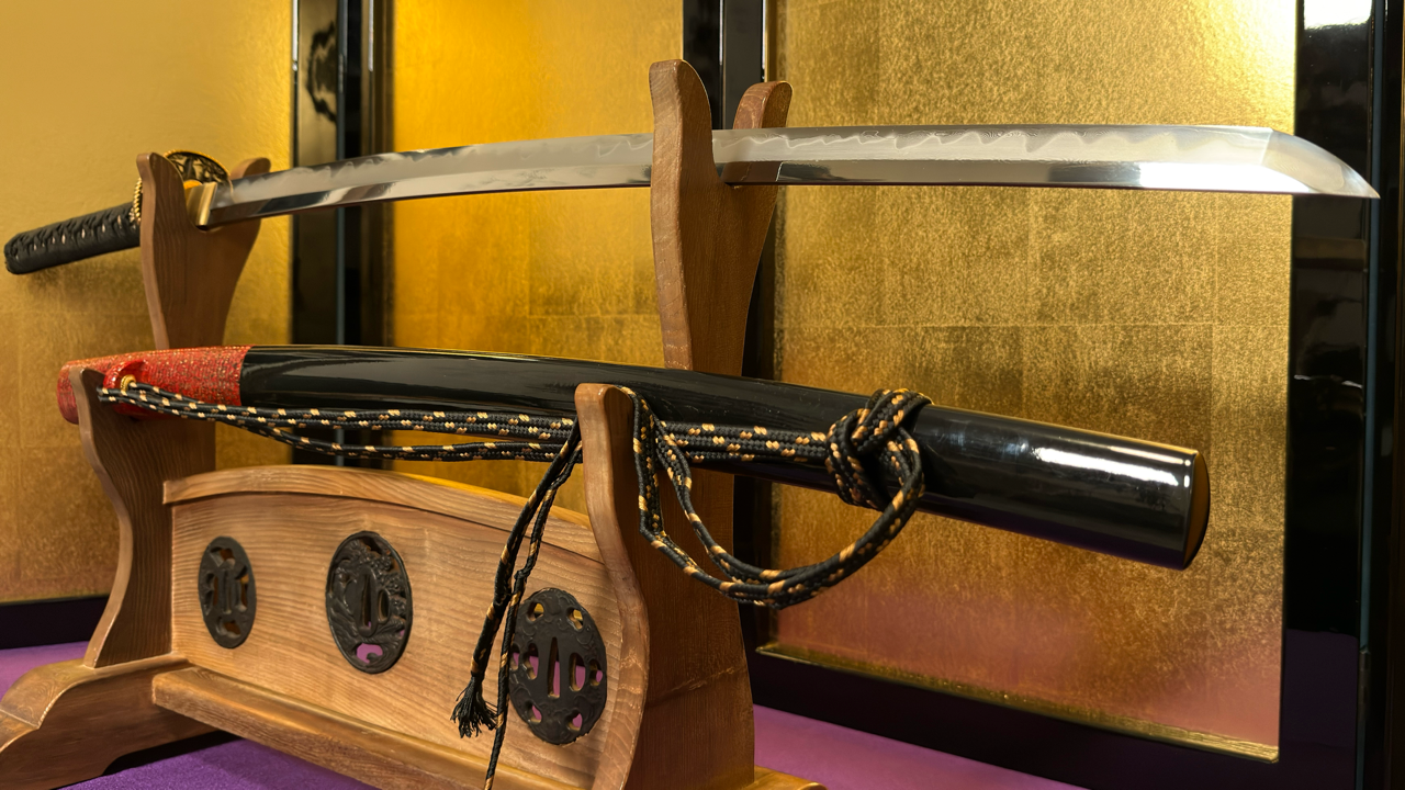 Non-Nihonto, Katana, Shinken, Katana-US T10/Damascus San-Mai*