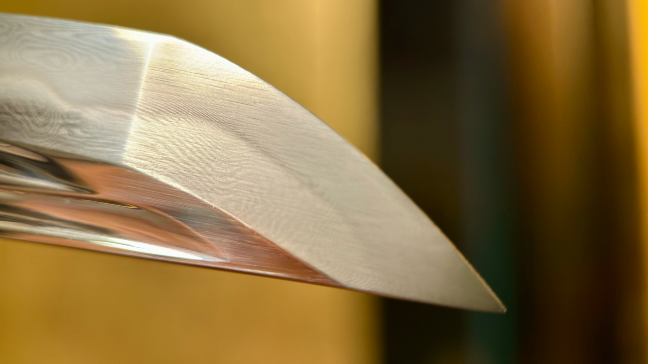 Non-Nihonto, Katana. Shinken, HanBon Forge 1095 Folded Custom Shinogi Zukuri