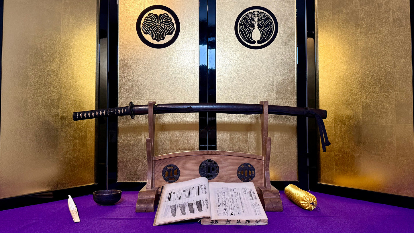 Nihonto, Katana, AA17-1800 Echigo no Kami Kanesada (Gimei) Katate-uchi, Light Tameshigiri
