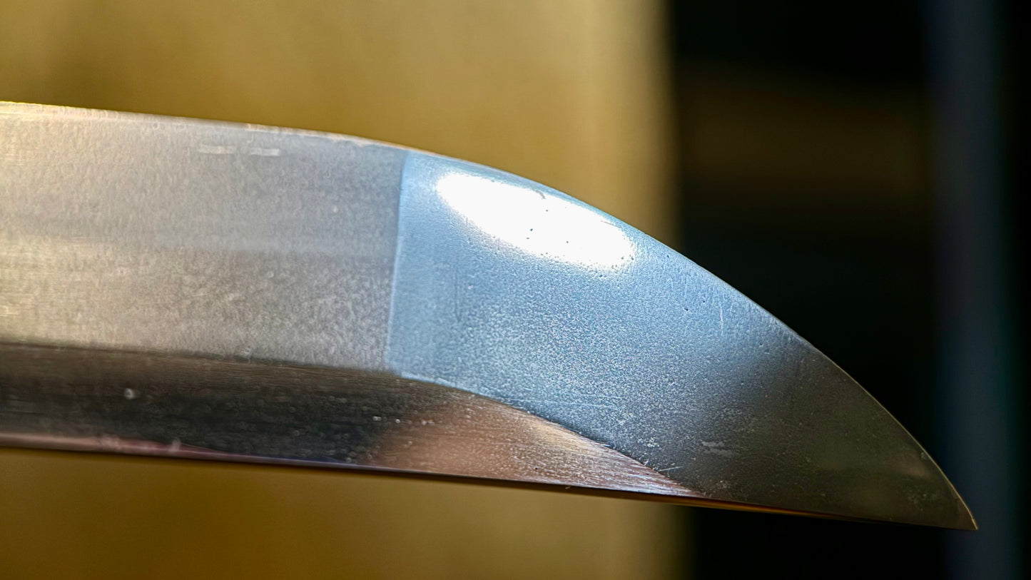 Nihonto, Katana, AA17-1800 Echigo no Kami Kanesada (Gimei) Katate-uchi, Light Tameshigiri