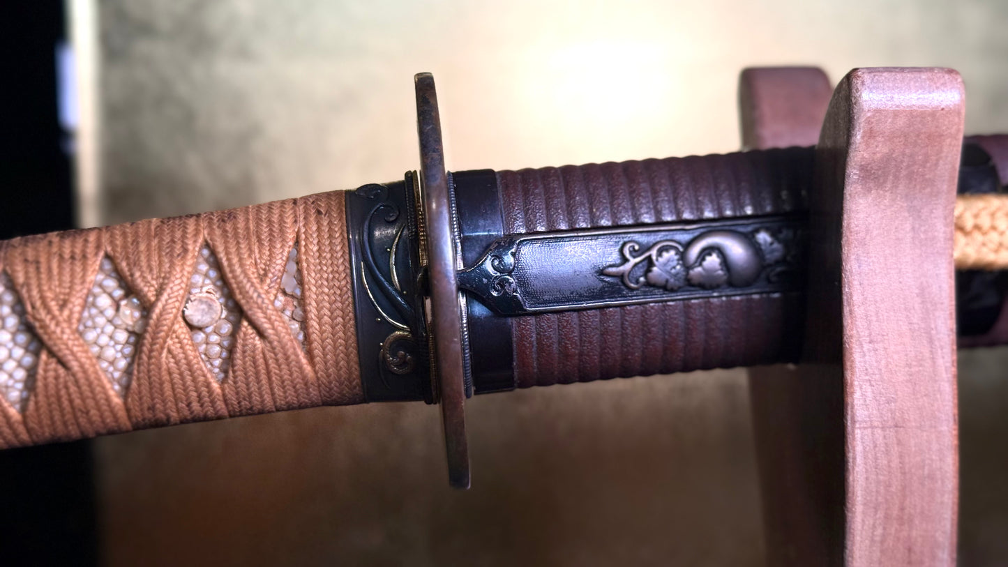 Nihonto, Katana, AA19-2500 Shinto Mumei Shibuchi Koshirae, Light Tameshigiri/Study