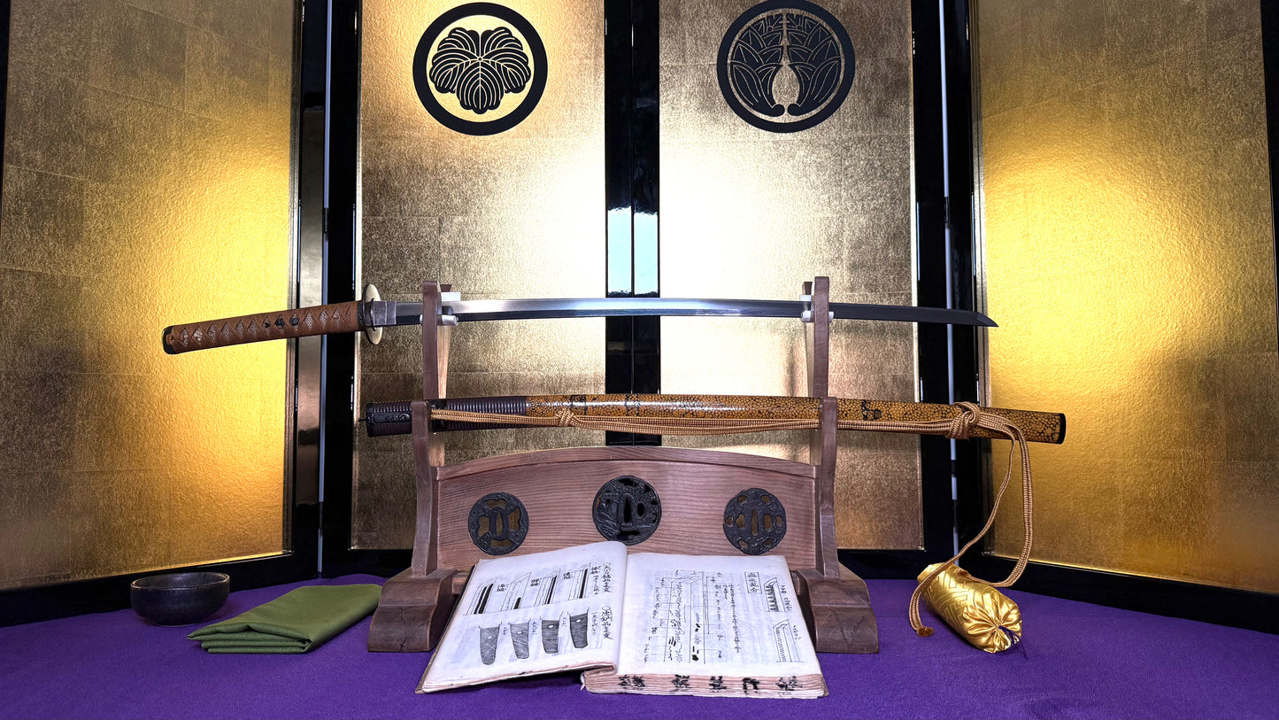 Nihonto, Katana, AA19-2500 Shinto Mumei Shibuchi Koshirae, Light Tameshigiri/Study