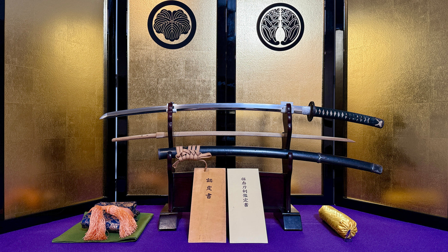 Nihonto, Katana, AA20-3500 NBTHK Hozon Koto Mumei Kozori Katana with NBTHK Kicho