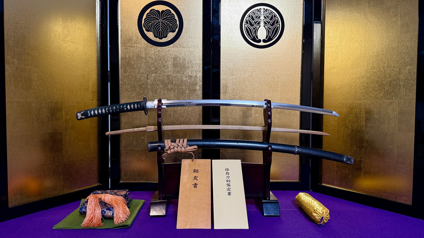 Nihonto, Katana, AA20-3500 NBTHK Hozon Koto Mumei Kozori Katana with NBTHK Kicho