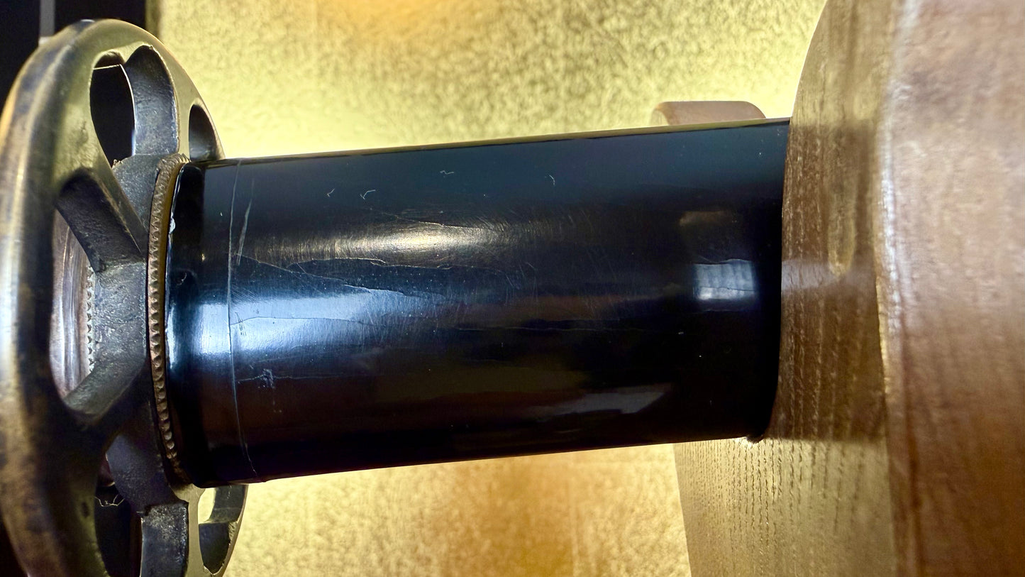 Vintage Japanese Iaito, Unknown Manufacturer, Brass Higo Fittings