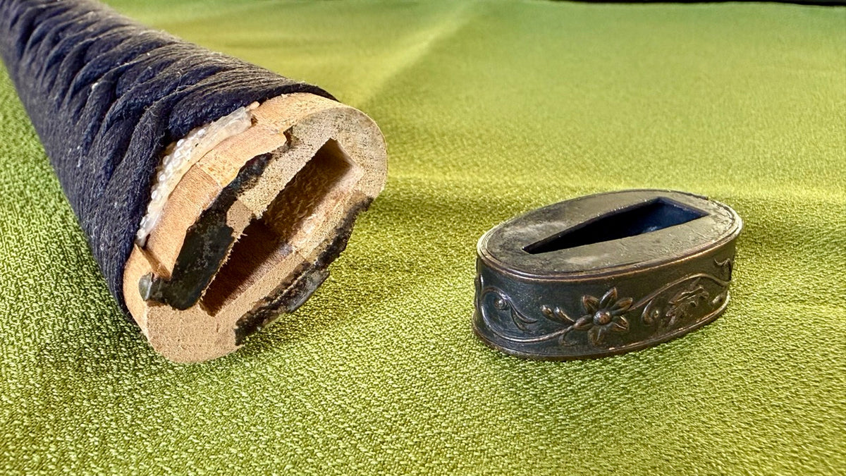 Vintage Japanese Iaito, Unknown Manufacturer, Genuine Sendan Saya