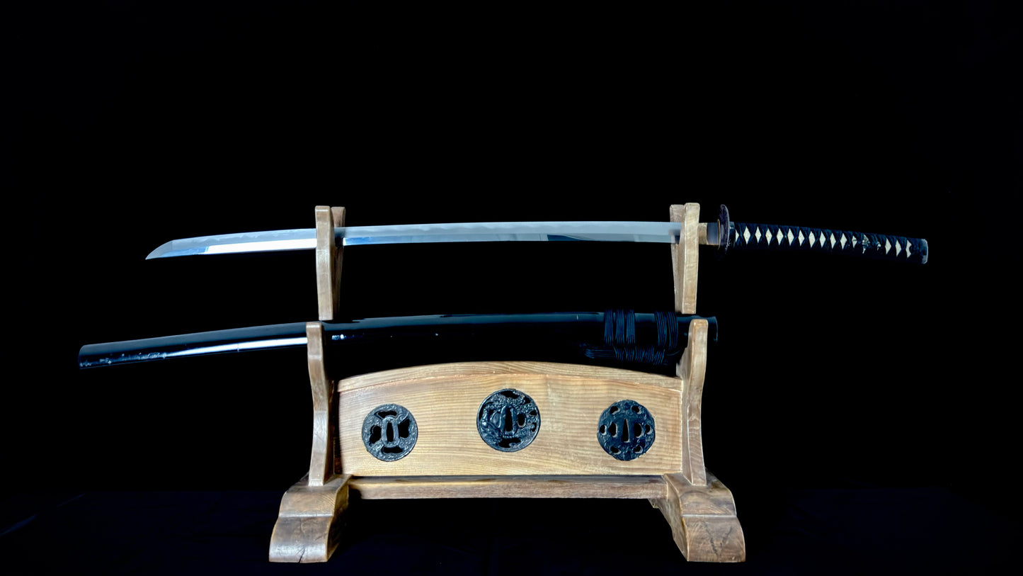 Shinshinto Mumei 70cm Iai Katana with Fukure