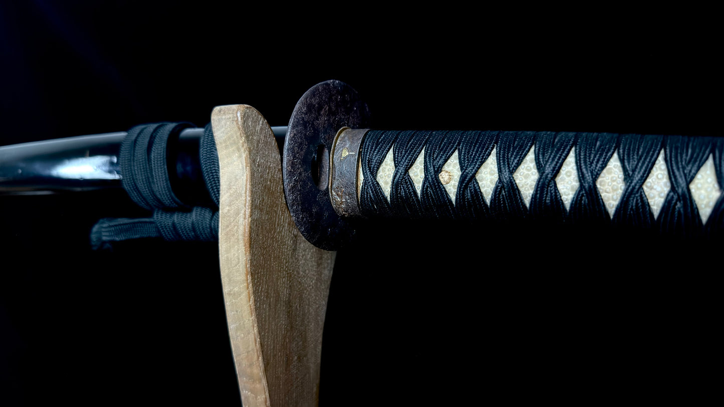 Shinshinto Mumei 70cm Iai Katana with Fukure