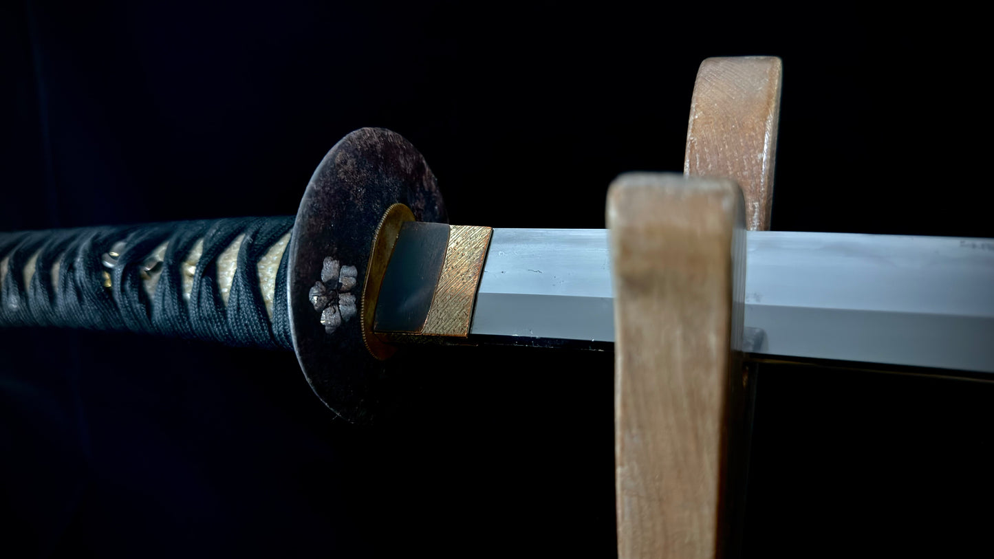 Shinshinto Mumei 70cm Iai Katana with Fukure