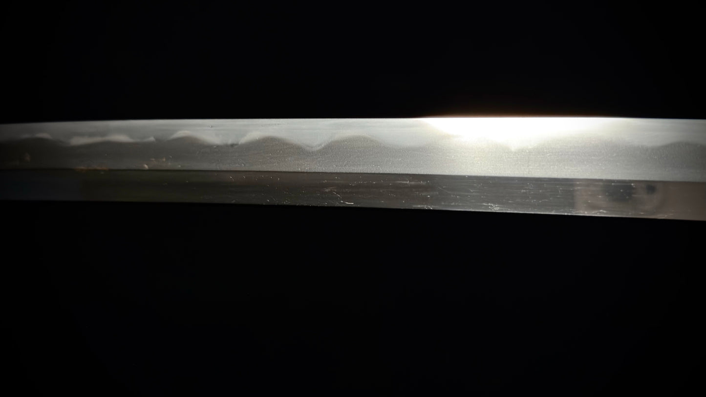 Shinshinto Mumei 70cm Iai Katana with Fukure