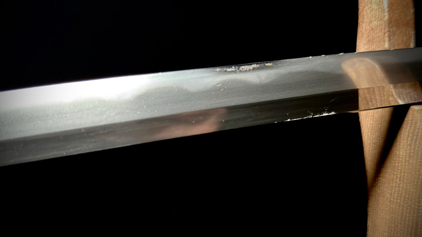 Shinshinto Mumei 70cm Iai Katana with Fukure