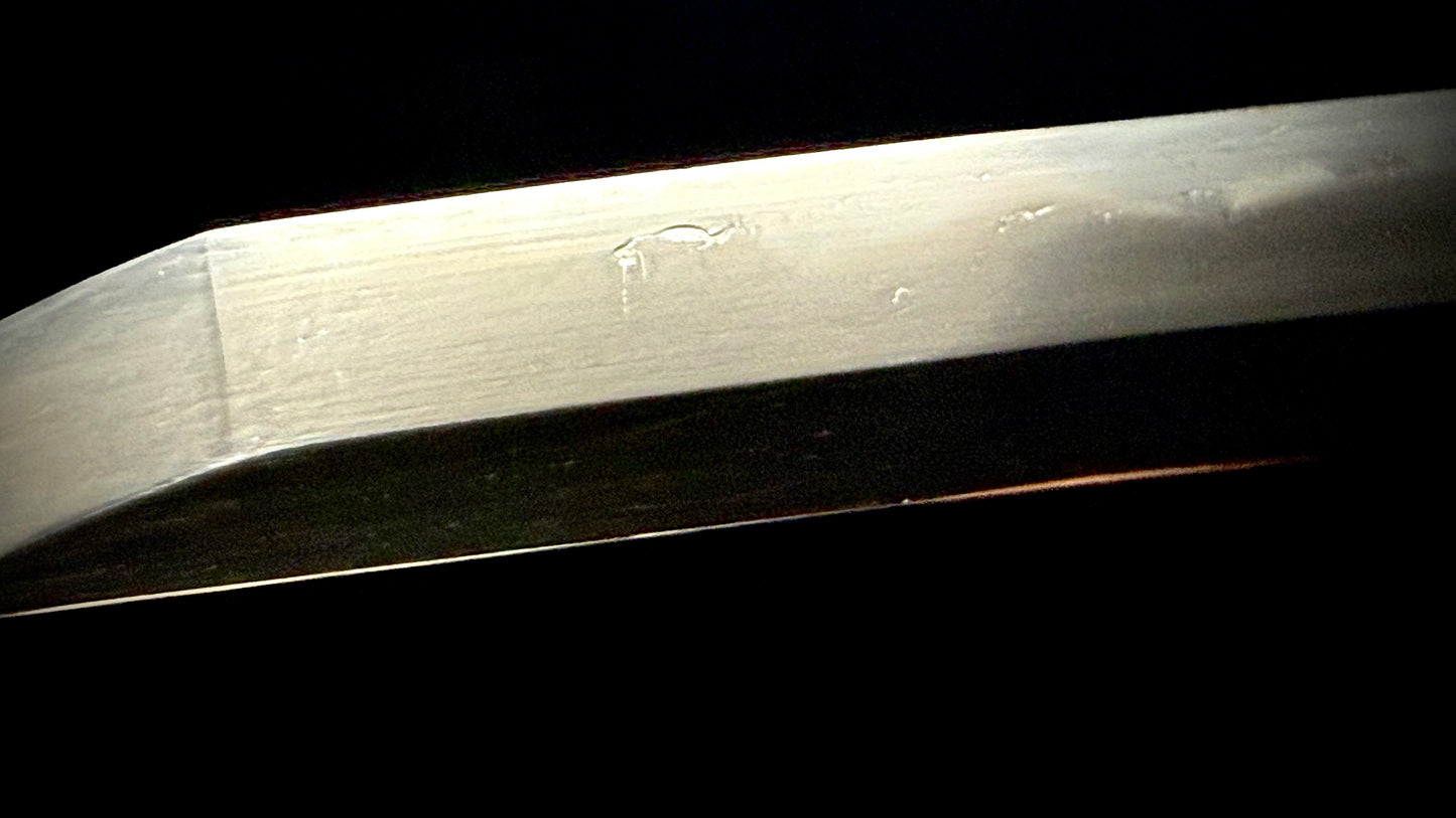 Shinshinto Mumei 70cm Iai Katana with Fukure