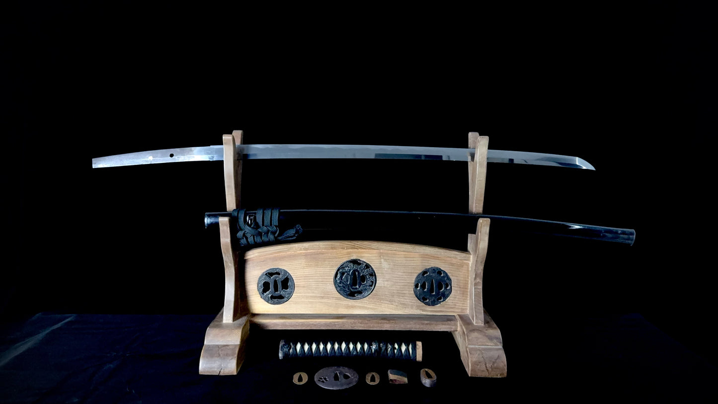 Shinshinto Mumei 70cm Iai Katana with Fukure