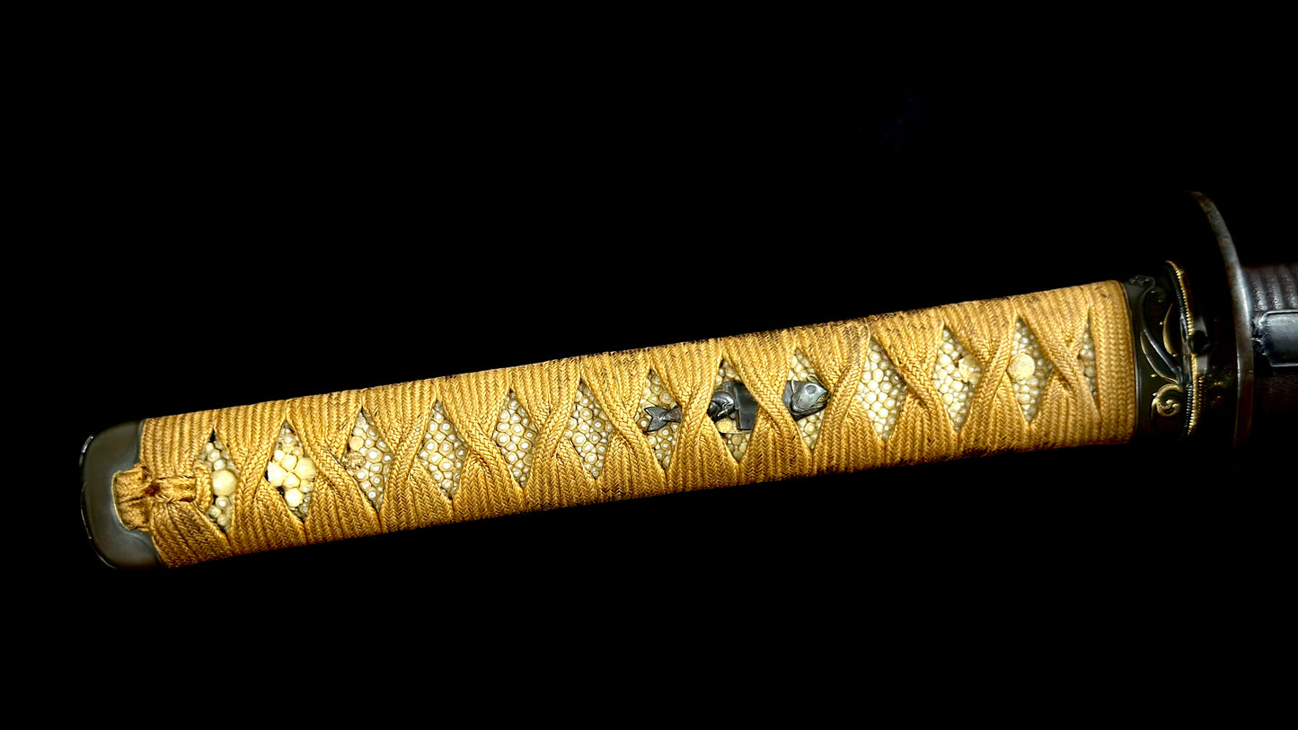 Nihonto, Katana, AA19-2500 Shinto Mumei Shibuichi Koshirae, Light Tameshigiri/Study