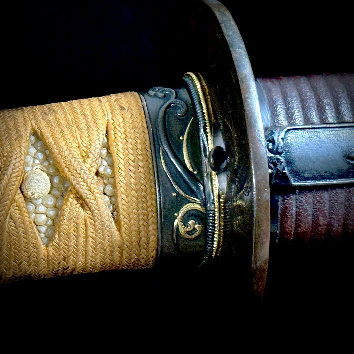 Nihonto, Katana, AA19-2500 Shinto Mumei Shibuichi Koshirae, Light Tameshigiri/Study
